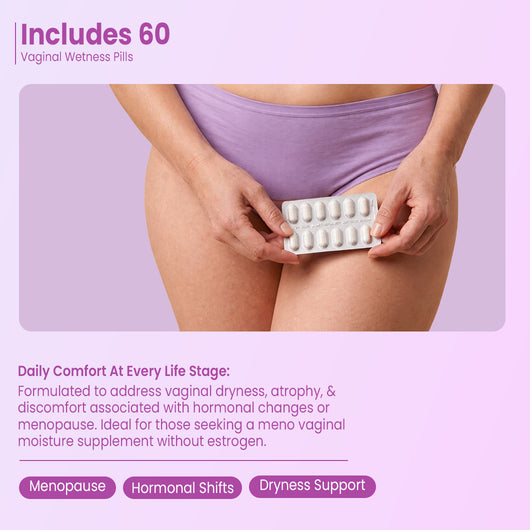 Vaginal Moisture Pills for Dryness Relief & Hydration | Slippery Elm Hydro GYN Vaginal Moisture Pills for Dryness Relief & Hydration | Slippery Elm Hydro GYN