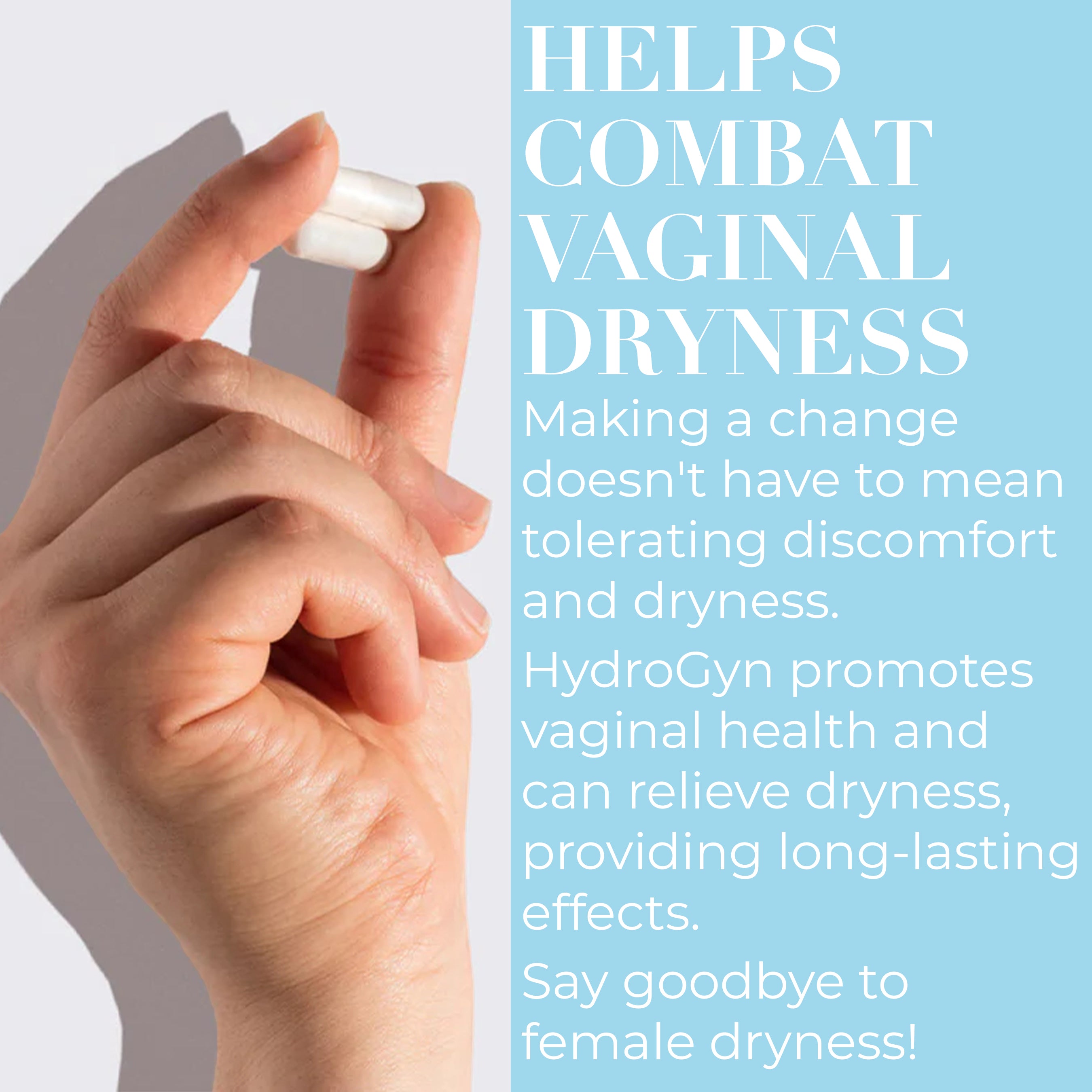 Vaginal Moisture Support Pills | Natural Supplement for Vaginal Dryness Relief & Hydration | Slippery Elm Capsules for Feminine Lubrication