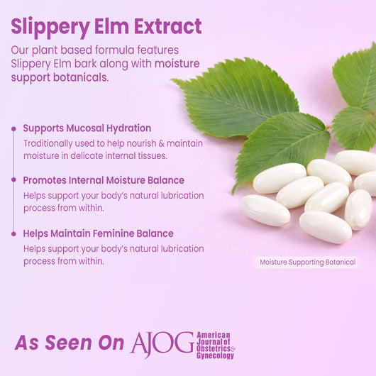 Vaginal Moisture Pills for Dryness Relief & Hydration | Slippery Elm Hydro GYN Vaginal Moisture Pills for Dryness Relief & Hydration | Slippery Elm Hydro GYN