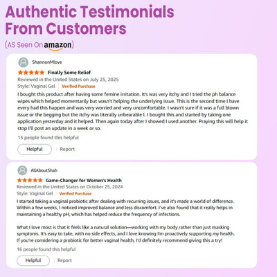 Vaginal Probiotic Gel